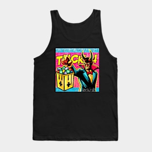 trick at hellowen style vintage Tank Top